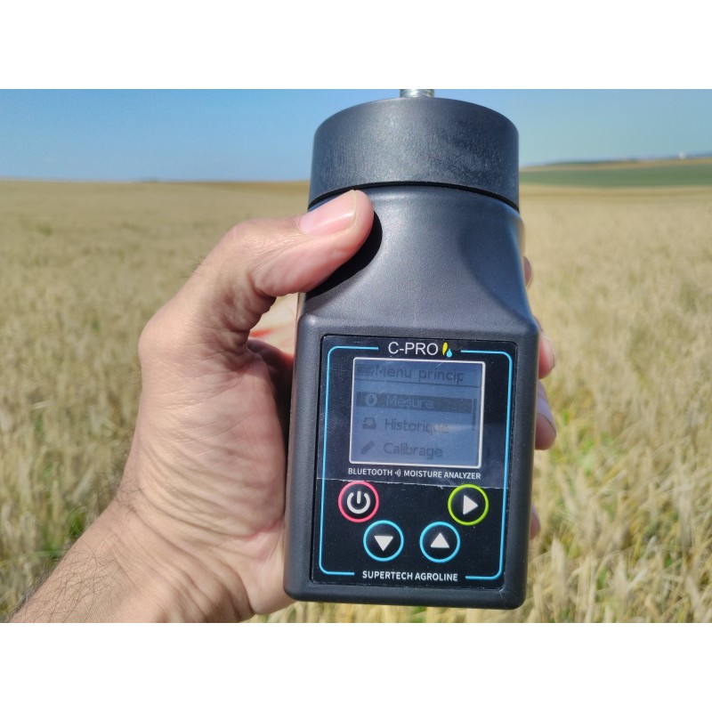 C-PRO 32FR humidimètre avec broyeur et application Agrolog