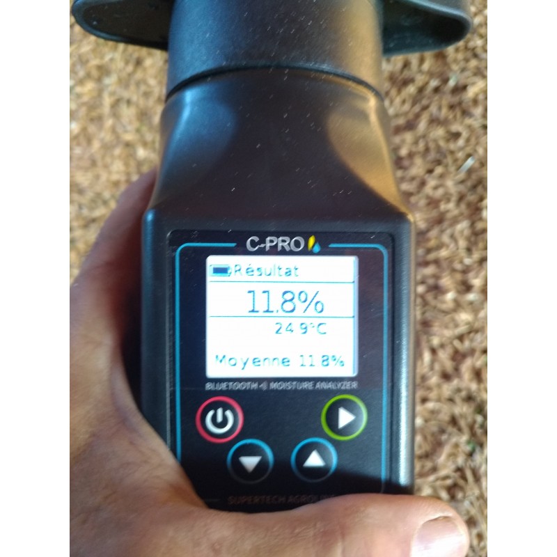 C-PRO 32FR humidimètre avec broyeur et application Agrolog