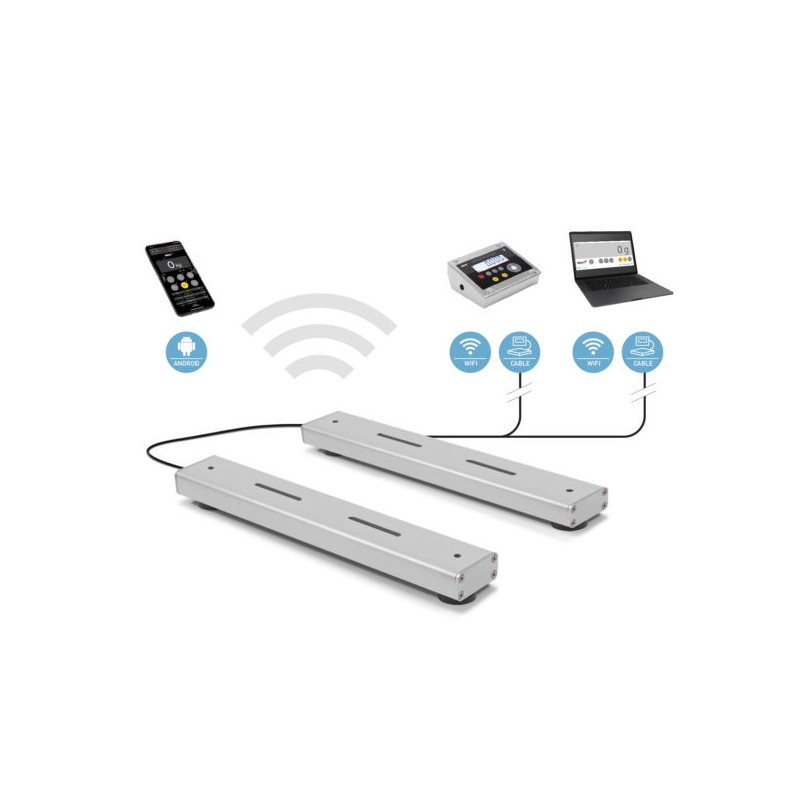 Barres de pesée Xtrem Zebra acier inoxydable