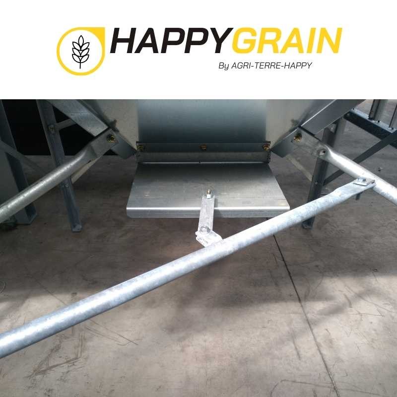 Silo intérieur galvanisé en kit 2m x 2m