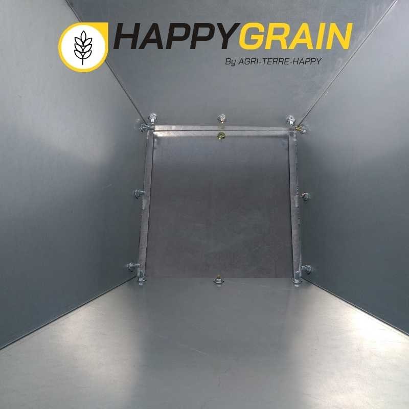 Silo intérieur galvanisé en kit 2m x 2m