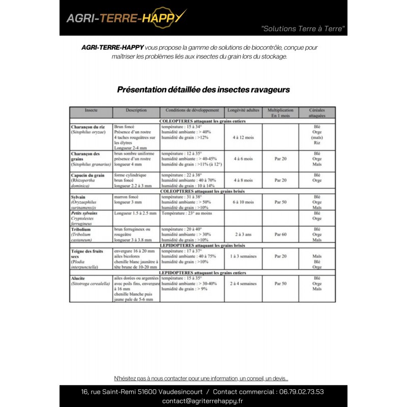Pack de base stockage composé de 4 pièges et 4 doses phéromones