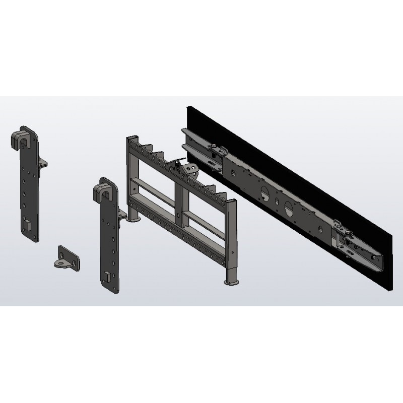 Gamme racleur attelage euro  acier galvanisé 