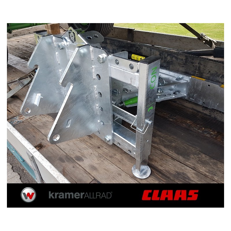 Gamme racleur attelage euro  acier galvanisé 