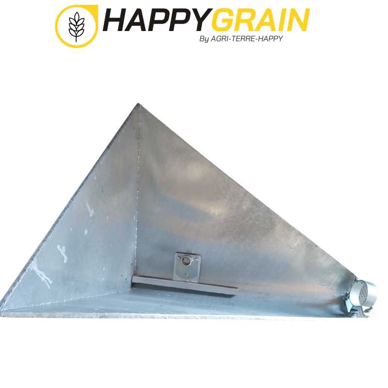 Trémie galva pour convoyeur à vis CS125