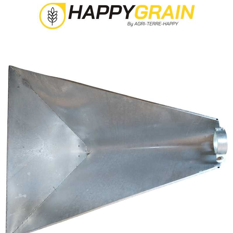 Trémie galva pour convoyeur à vis CS125