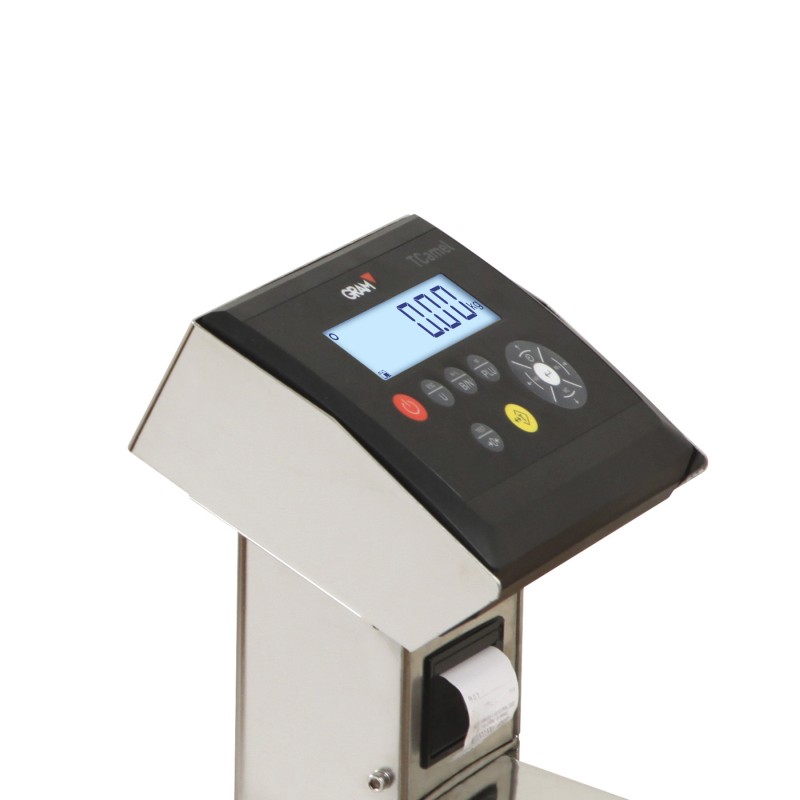 Transpalette peseur haut de gamme TCamel 2T acier inoxydable 