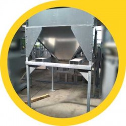 Réhausse de pied 70cm pour containers sur fourches en kit 