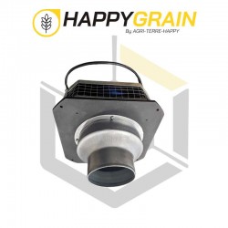 Ventilateur centrifuge par aspiration  diam 100 câblé avec prise euro