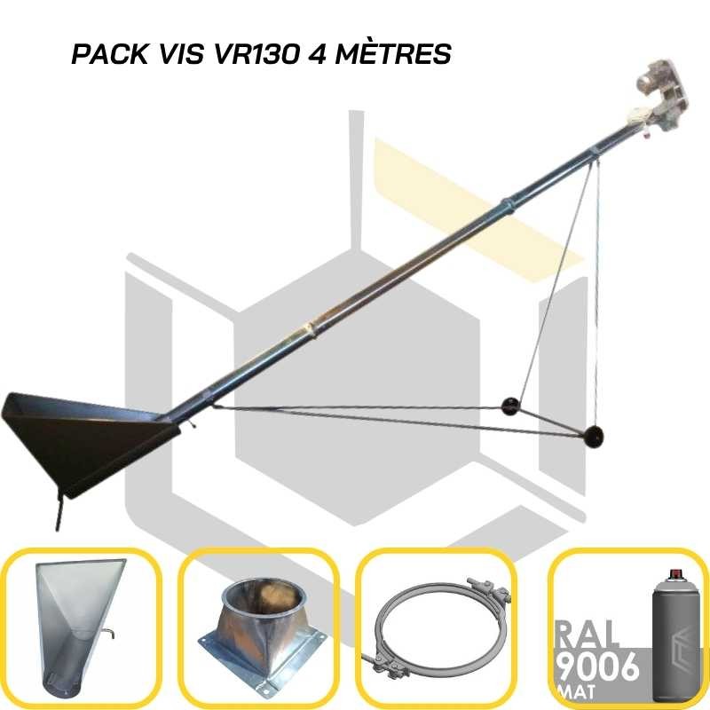 Pack vis à grain sur chariot + auge et accessoires