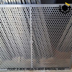 Grille rondes inox pour trieur S800 INOX