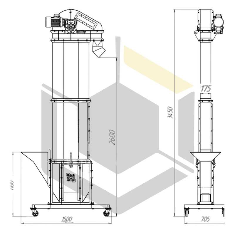 Elévateur à grain mobile EGM10