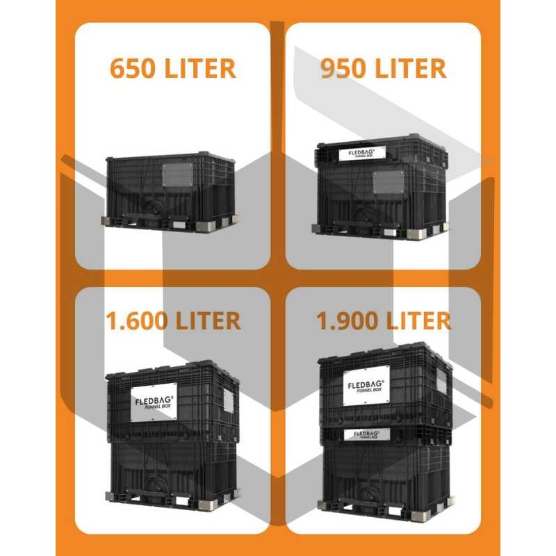 Funnel box Médium 950L FLEDBAG