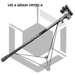 Vis à grain sur chariot DN130-4 Mètres