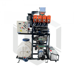 PKSF-20PT Appareil de traitement de semence série multi  équipé 4 pompes péristaltique