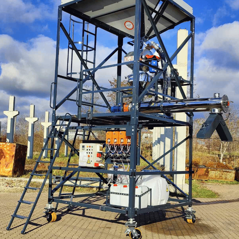 PKSF-20PB Appareil de traitement de semence série multi pompes