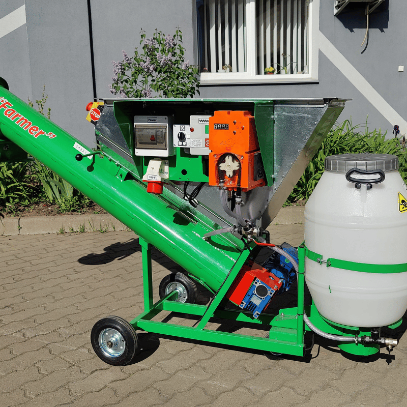 PNSHF-3 F(PP) Appareil de traitement de semence série Farmer équipé vis revêtement polyurethane