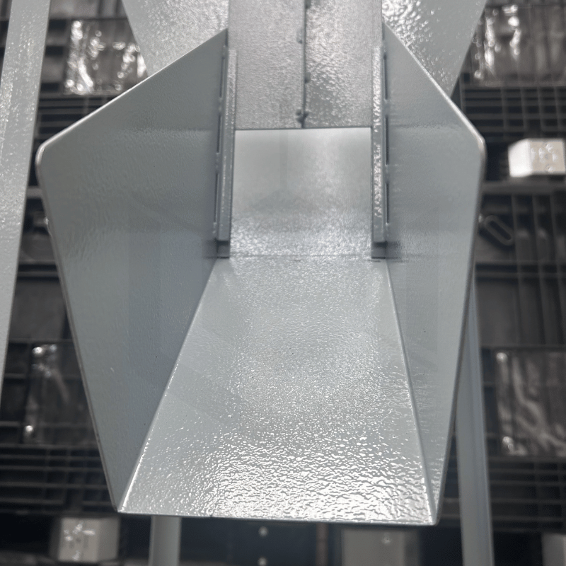 Trémie acier peint livré en kit pour épierreur DKM16