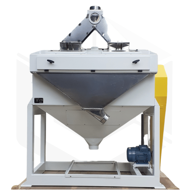 Epierreur à circuit fermé équipé contact grain en acier galvanisé