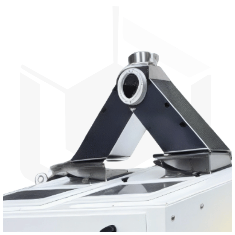 Epierreur à circuit fermé équipé contact grain en acier galvanisé