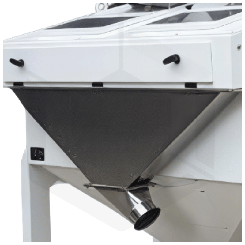 Epierreur à circuit fermé équipé contact grain en acier galvanisé