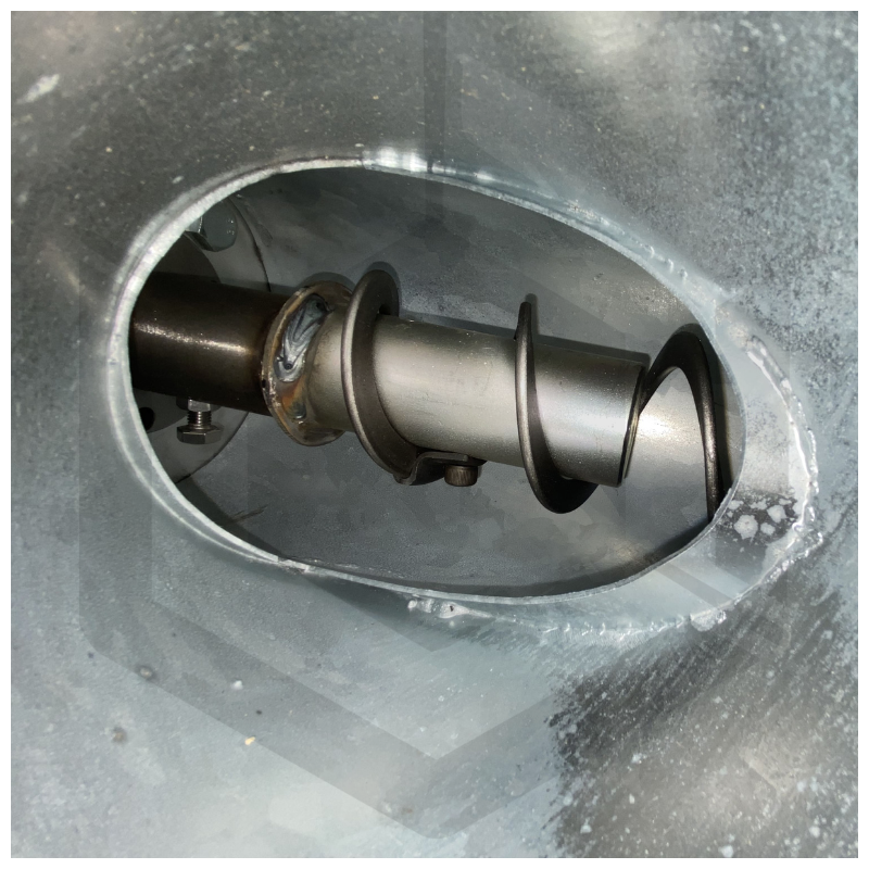 Convoyeur à vis souple HD diam90 version hydraulique