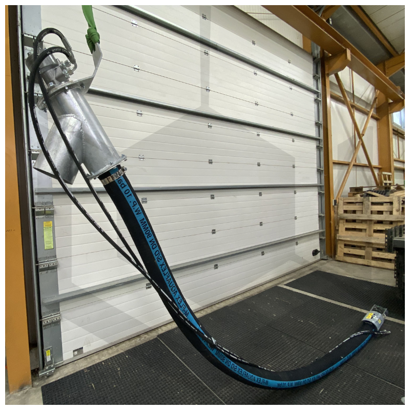 Convoyeur à vis souple HD diam90 version hydraulique