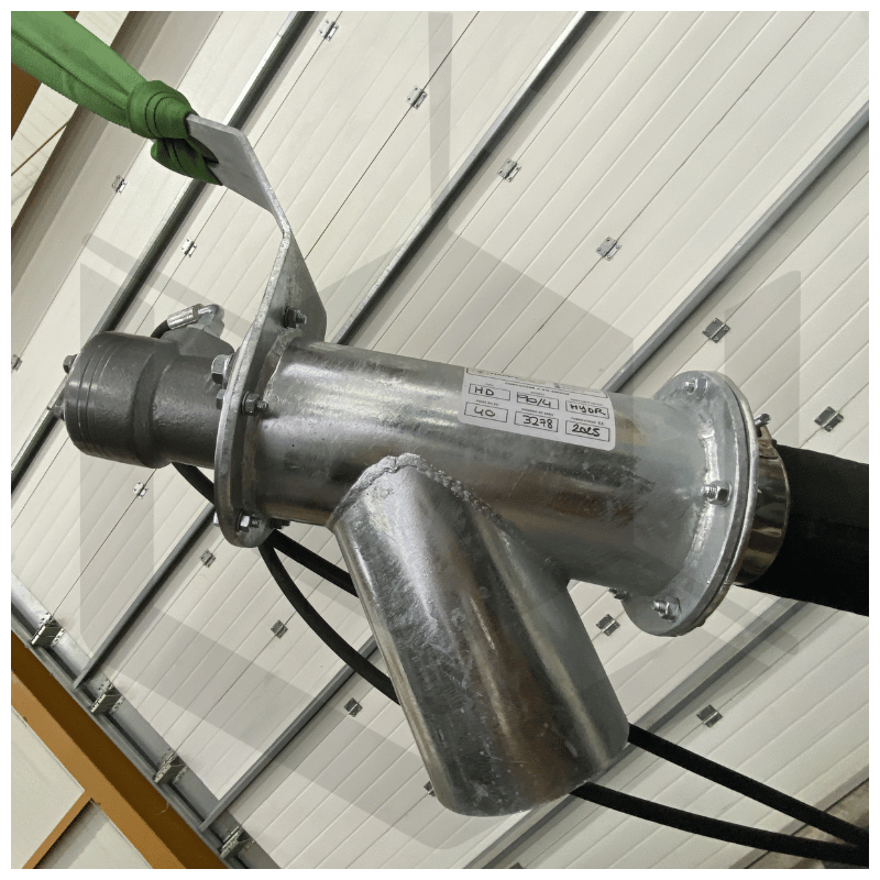 Convoyeur à vis souple renforcé HD diam76 version hydraulique