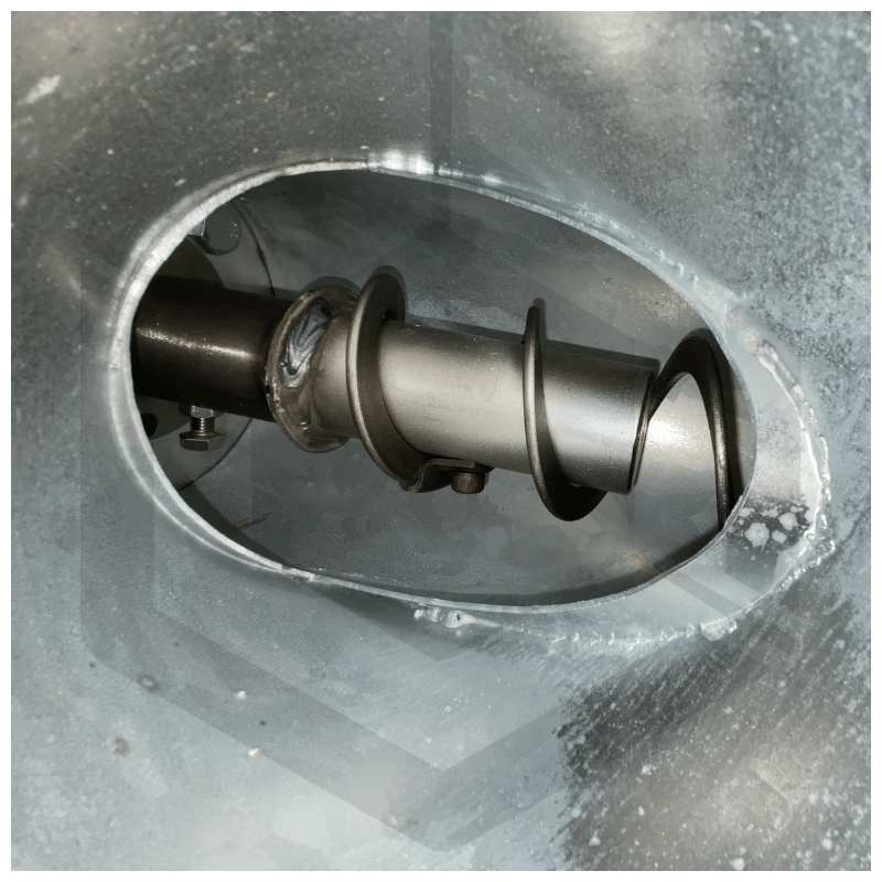 Convoyeur à vis souple renforcé HD diam127 version hydraulique