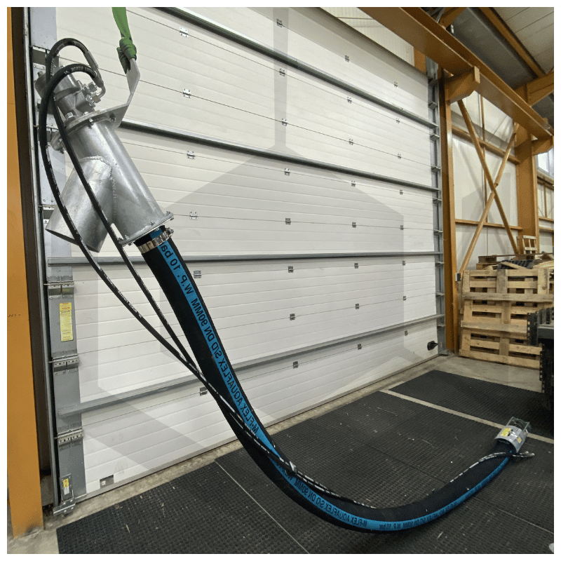 Convoyeur à vis souple HD diam110 version hydraulique