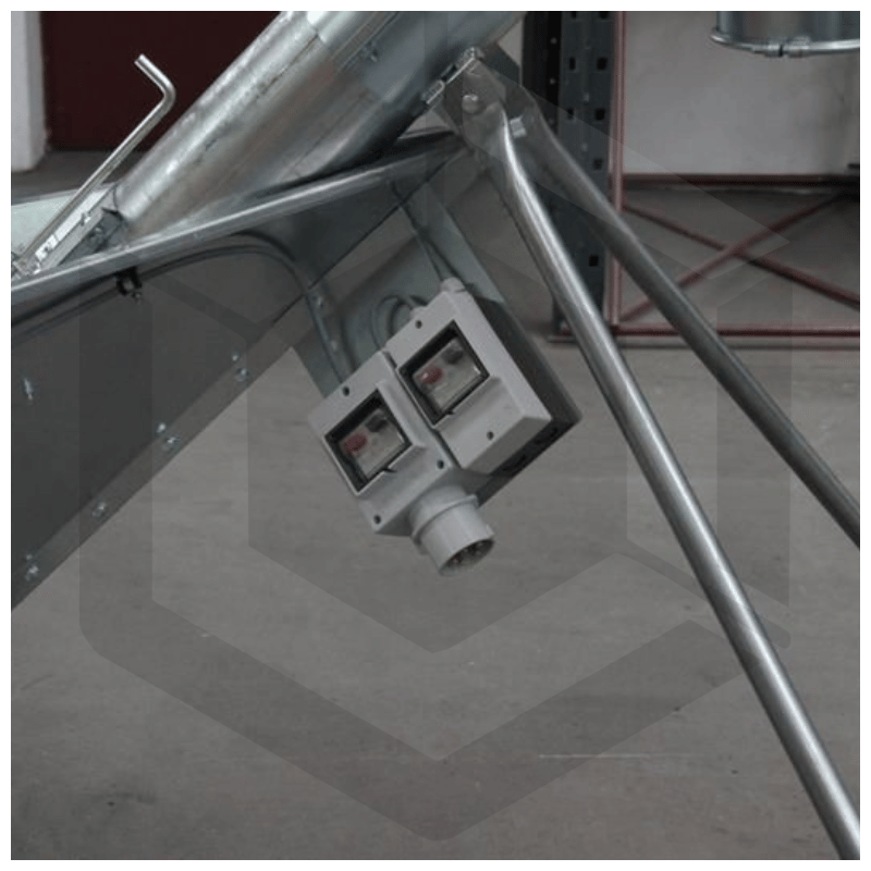 Vis à grains mobile avec pré-nettoyeur