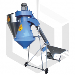 Vis à grains mobile avec pré-nettoyeur