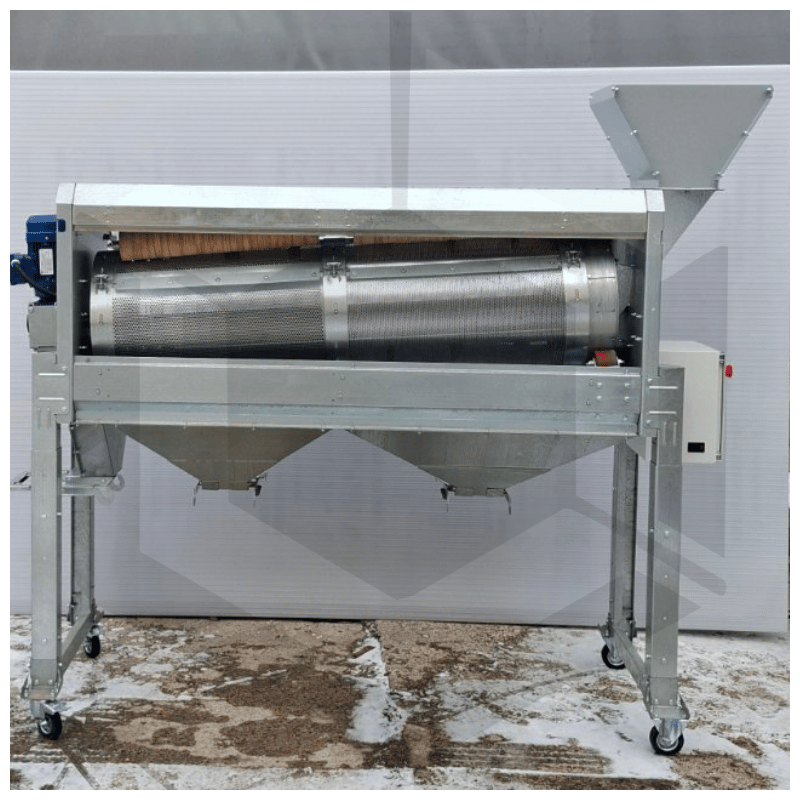 Trieur rotatif à 2 grilles GEN3 finition acier galva