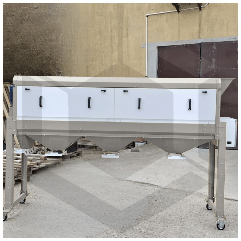 Trieur rotatif à 3 grilles  GEN3 finition acier galva