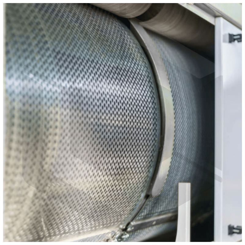 Trieur rotatif à 4 grilles GEN3 finition acier galva + pré aspiration et cyclone