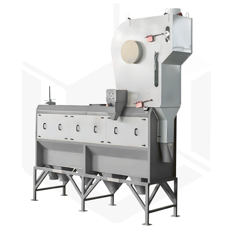 Trieur rotatif à 4 grilles GEN3 finition acier galva + pré aspiration et cyclone