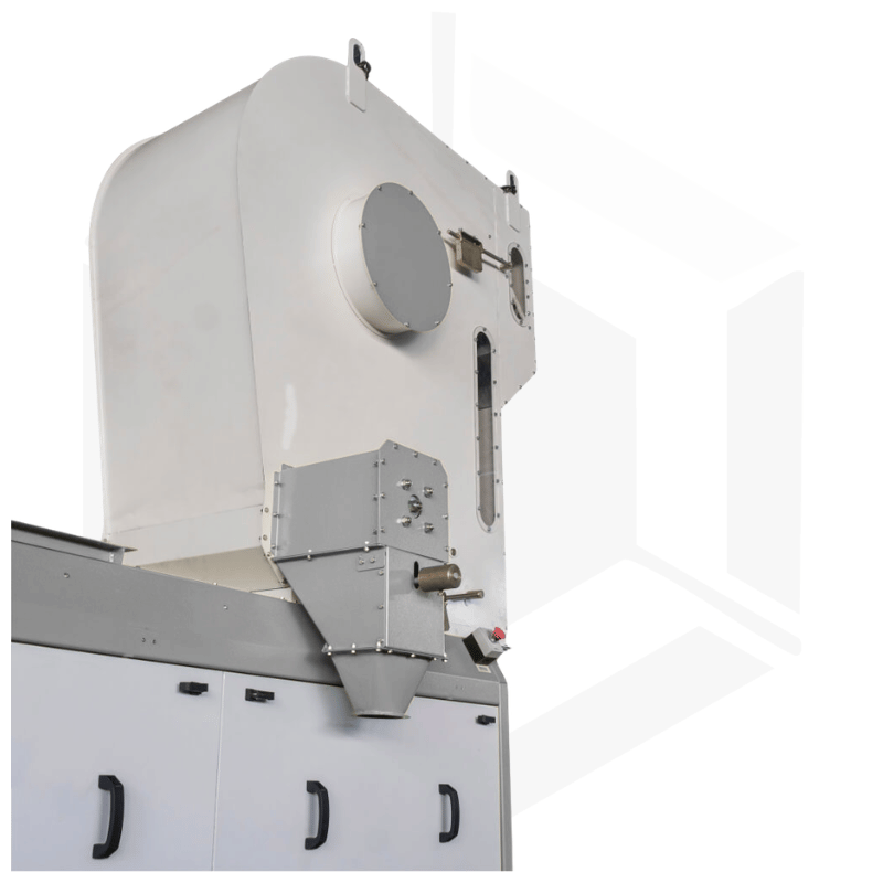 Trieur rotatif à 4 grilles GEN3 finition acier galva + pré aspiration et cyclone