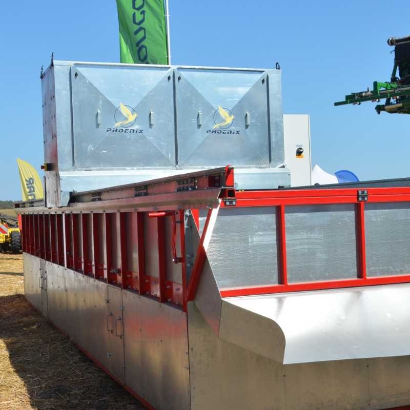 Séchoir à plat acier galvanisé équipé malaxeur avec vis sans fin