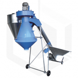 Station mobile de déchargement 25T équipé pré nettoyeur + cyclone