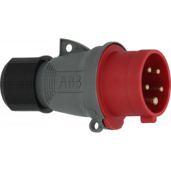Prise mâle 3P+T+N 16A/415V