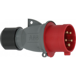 Prise mâle 32A/415V 3P+T