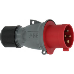 Prise mâle 3P+T 32A/415V