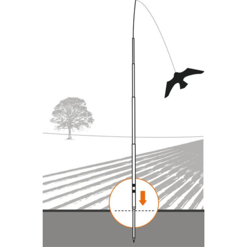 Kit effaroucheur d'oiseaux professionnel 9 mètres